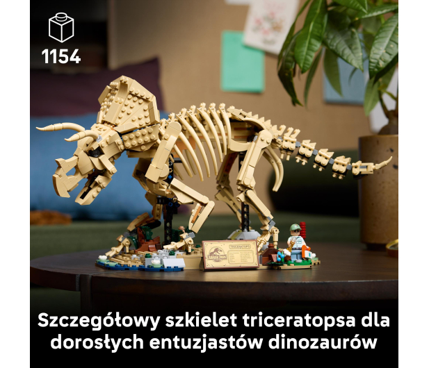 LEGO JURASSIC WORLD 77985 Szkielety dinozaurów: triceratops - 1529880 - zdjęcie 4